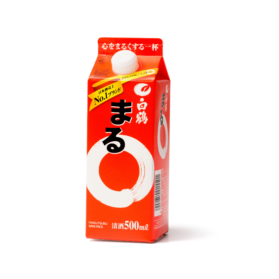 – 白鶴 サケパックまる 清酒 500ml (13,5 alc.)