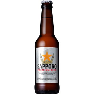 Sapporo Lager Bier 330 ml (4,7% alc)