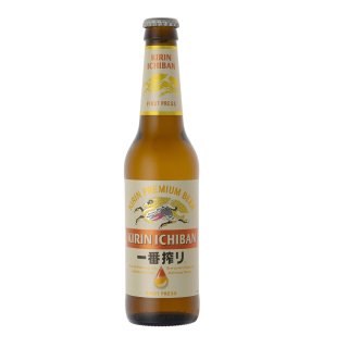 Kirin Ichiban beer  330 ml (5% alc)