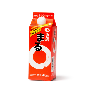 白鶴　サケパックまる　清酒　500ml (13,5% alc.)