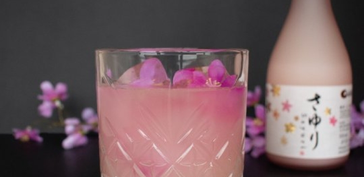 Pink Sakura Cocktail